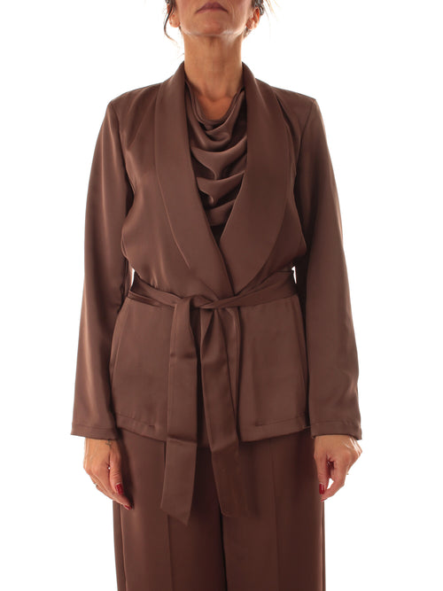 Iblues PARANA blazer morbido da donna testa di moro