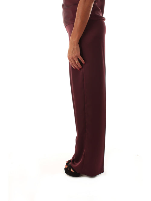 Iblues SANDALO pantalone fluido da donna bordeaux