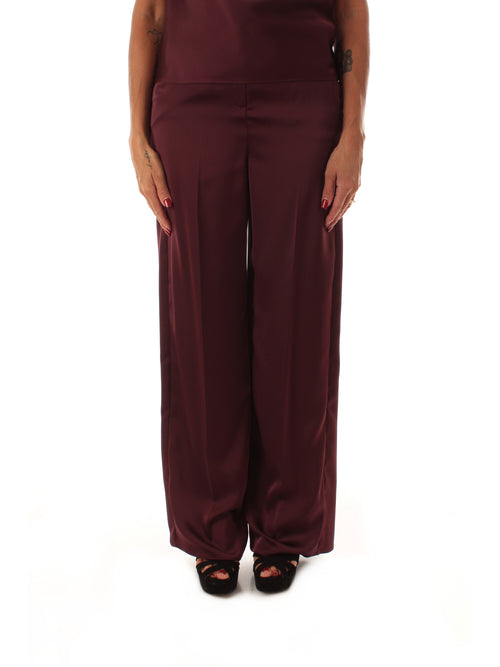 Iblues SANDALO pantalone fluido da donna bordeaux