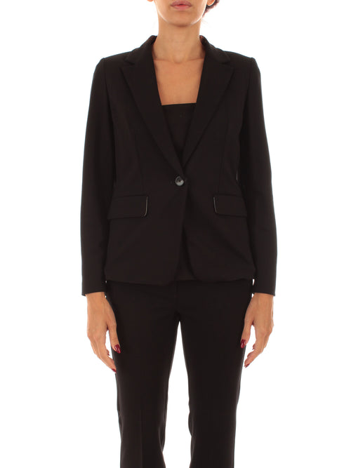 Emme Marella GAMMA giacca in jersey da donna nero