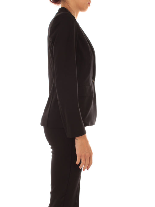 Emme Marella GAMMA giacca in jersey da donna nero