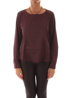 Emme Marella MADERA blusa da donna bordeaux