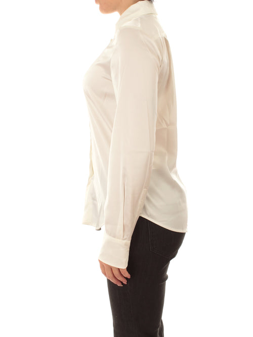 Emme Marella NAPLES camicia in raso leggero da donna burro
