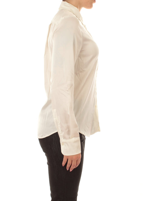 Emme Marella NAPLES camicia in raso leggero da donna burro