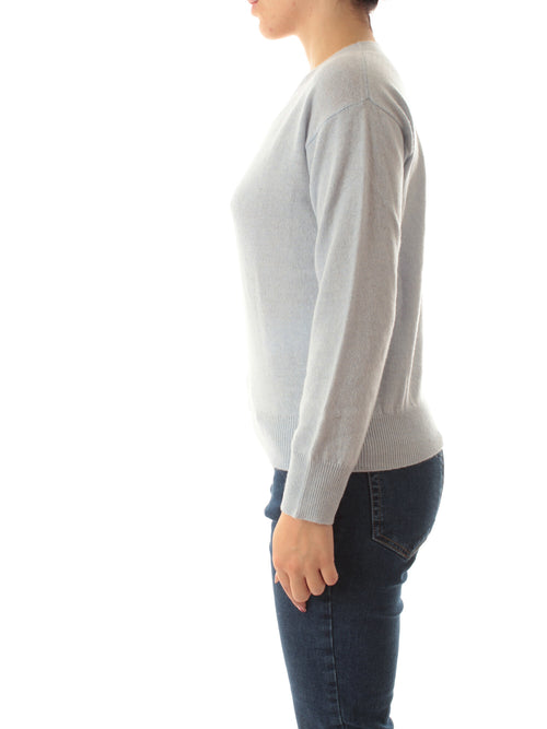 Emme Marella DIMITRI maglia in misto cashmere da donna azzurro