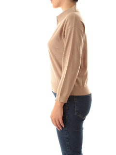 Emme Marella FAVILLE maglia oversize con lurex da donna beige