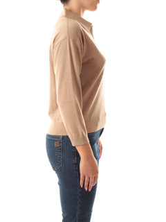 Emme Marella FAVILLE maglia oversize con lurex da donna beige