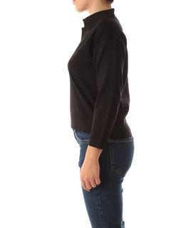 Emme Marella FAVILLE maglia oversize con lurex da donna nero