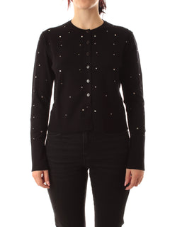 Emme Marella RENA cardigan con cristalli da donna nero