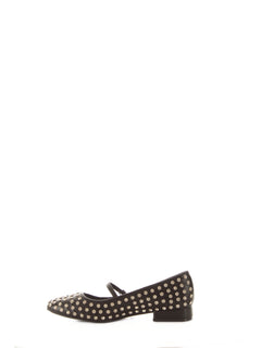 Emme Marella TIRELLA ballerina con borchie da donna nero