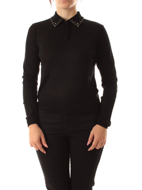 Iblues MIRELLA maglia con strass da donna nero