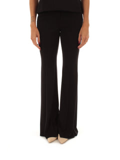 Iblues MARATEA pantalone a zampa da donna nero