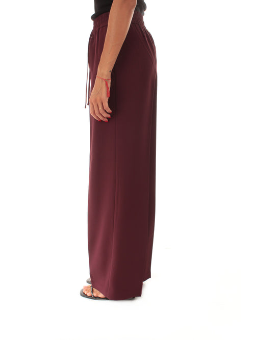 Twinset pantalone a palazzo a vita alta da donna winetasting