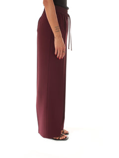 Twinset pantalone a palazzo a vita alta da donna winetasting