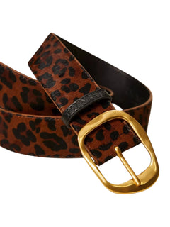 Twinset cintura in pelle animalier da donna