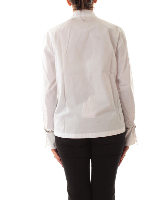 Iblues BRISTOL camicia da donna con ricami bianco