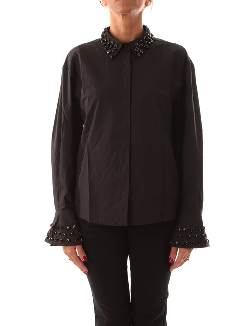 Iblues BRISTOL camicia da donna con ricami nero