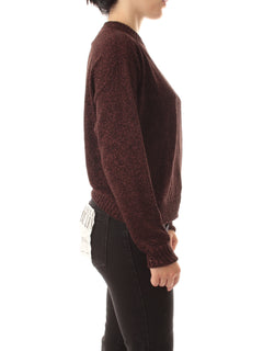 Iblues OCA maglia in filato lurex da donna moka