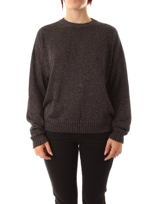 Iblues OCA maglia in filato lurex da donna asfalto