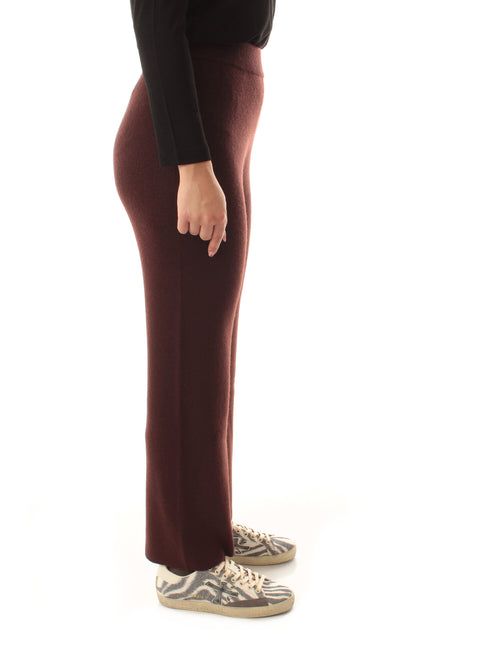 Iblues NANON pantalone in maglia da donna cioccolato