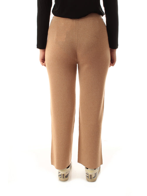 Iblues NANON pantalone in maglia da donna camel