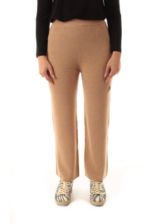 Iblues NANON pantalone in maglia da donna camel