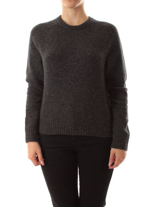 Iblues adito maglia dritta da donna asfalto