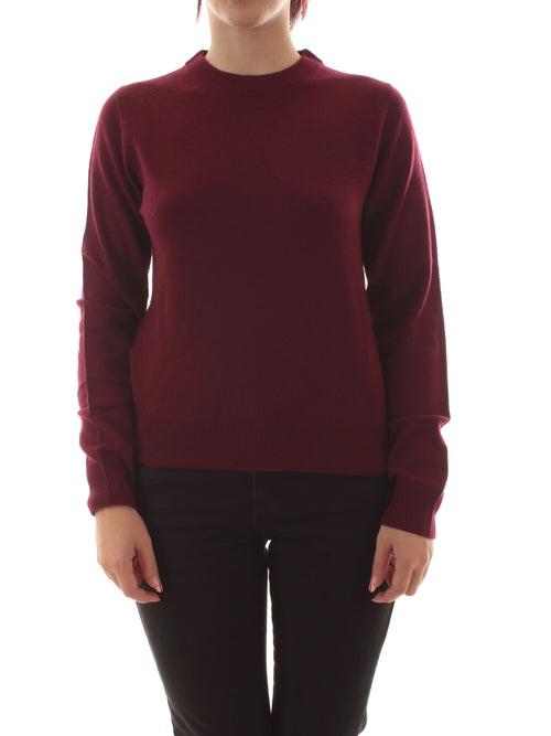 Iblues CEMBALLO maglia in lana da donna burgundy
