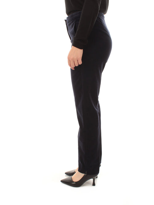 Iblues GOMMOSO pantaloni semiaderenti da donna blu notte