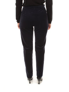 Iblues GOMMOSO pantaloni semiaderenti da donna blu notte