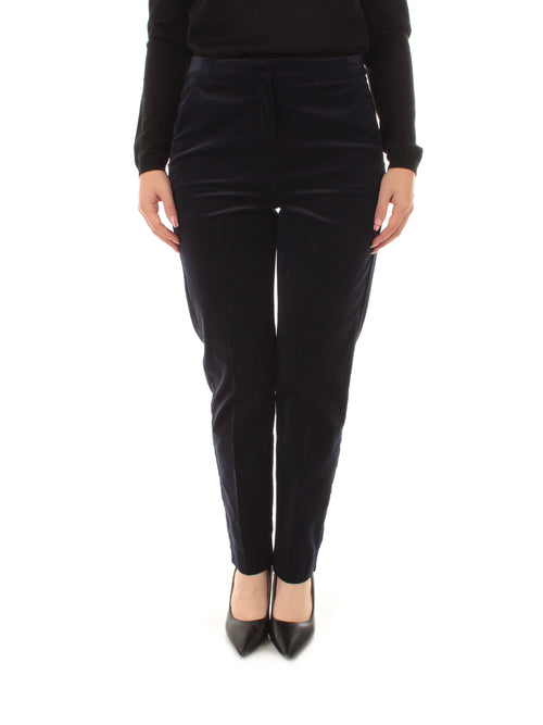 Iblues GOMMOSO pantaloni semiaderenti da donna blu notte