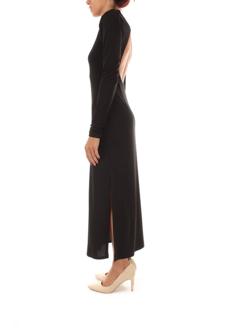 Iblues LERICI abito dolcevita da donna nero