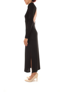 Iblues LERICI abito dolcevita da donna nero