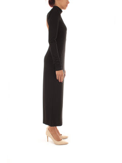 Iblues LERICI abito dolcevita da donna nero