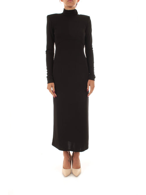 Iblues LERICI abito dolcevita da donna nero