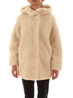 RRD-Roberto Ricci Designs Lamb Hood Wom Jkt da donna cream