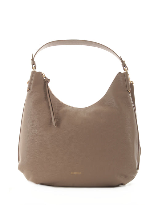 Coccinelle borsa REBEKKA in pelle da donna warm taupe