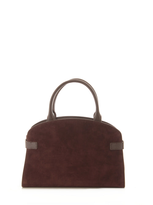 Coccinelle borsa SABINE small in suede da donna brunette