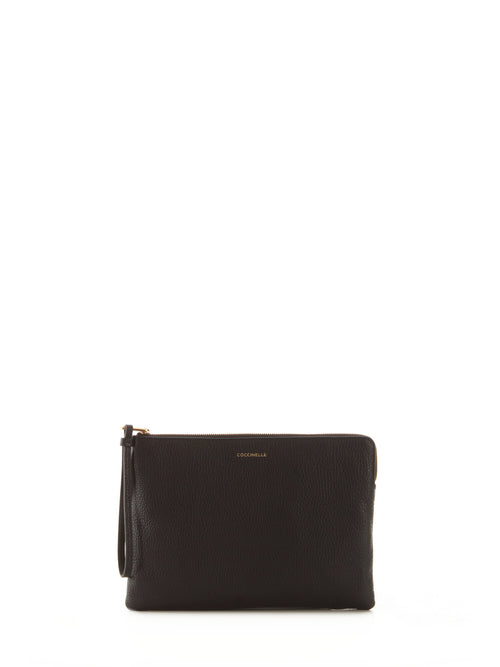 Coccinelle ALIAS pochette in pelle da donna noir