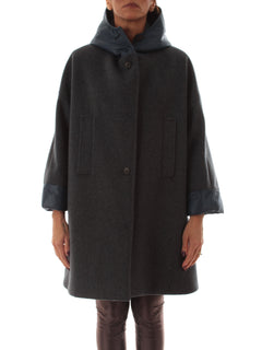 Guttha cappotto con cappuccio da donna jeans