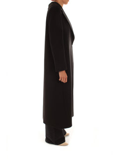 Guttha cappotto in panno double da donna nero