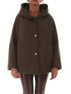 Guttha giubbino reversibile da donna verde/nero