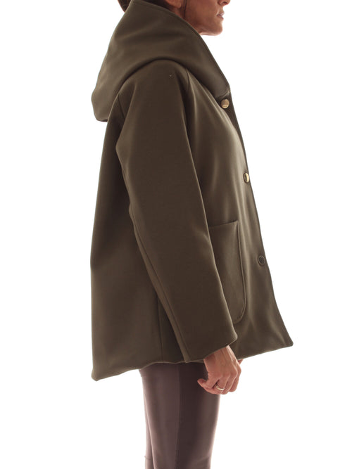 Guttha giubbino reversibile da donna verde/nero