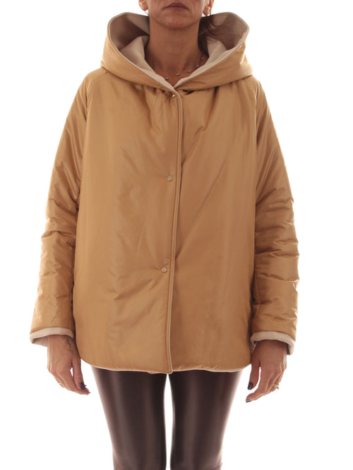 Guttha giubbino reversibile da donna bianco/gold