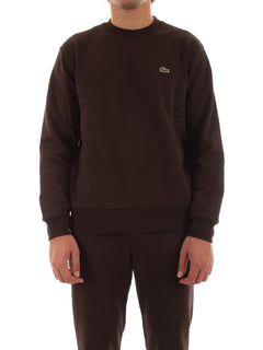 Lacoste felpa da uomo marrone