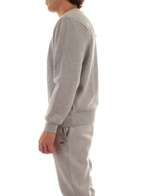 Lacoste felpa da uomo grigio chiaro
