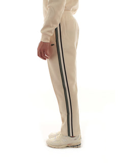 Lacoste pantaloni felpati da uomo bianco panna