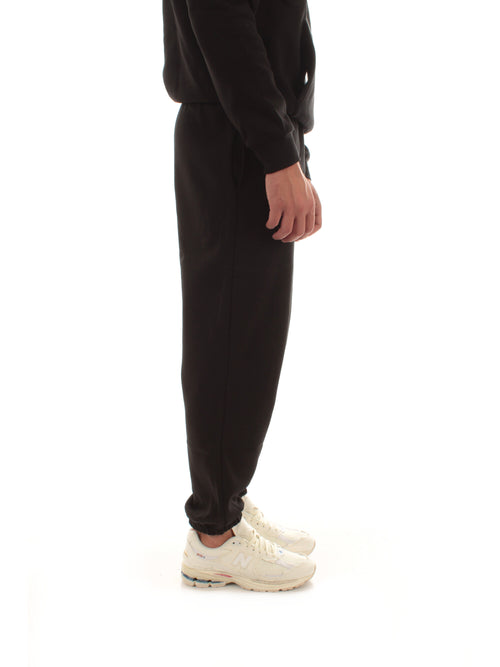 Lacoste pantaloni della tuta regular fit da uomo nero