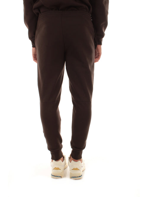 Lacoste pantaloni della tuta slim fit da uomo marrone