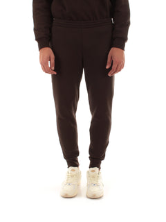 Lacoste pantaloni della tuta slim fit da uomo marrone